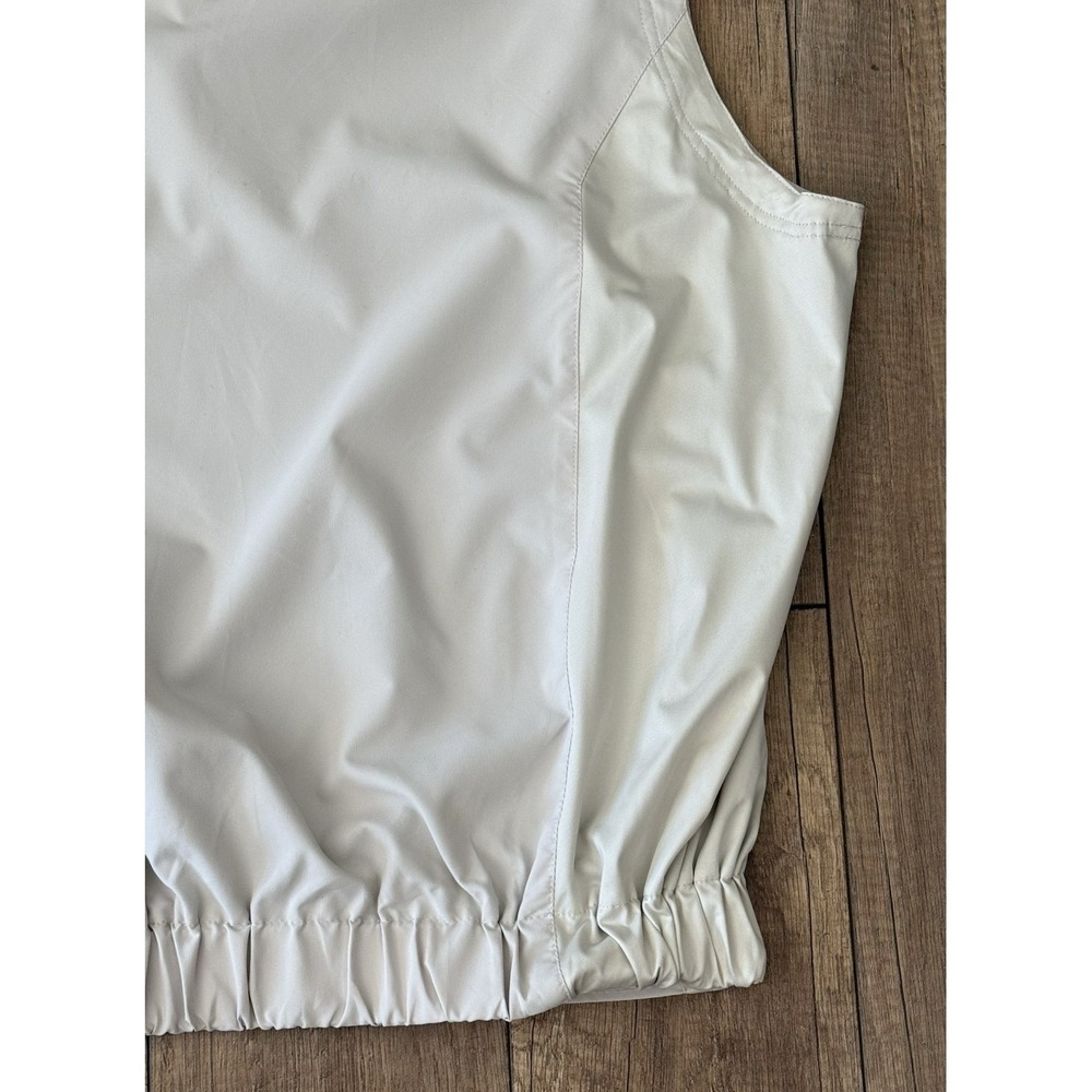 NWT Glen Echo Golf Pullover Vest Cream/Beige Size M Pockets Lined Wind-Resistant - Picture 12 of 14